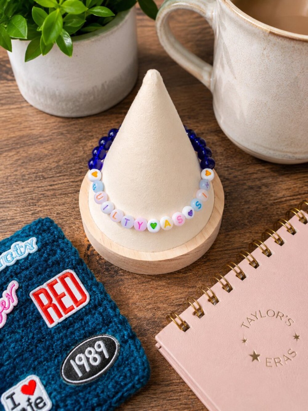 Guilty As Sin Era Beaded Friendship Bracelet | Handmade Letter Bead Bracelet